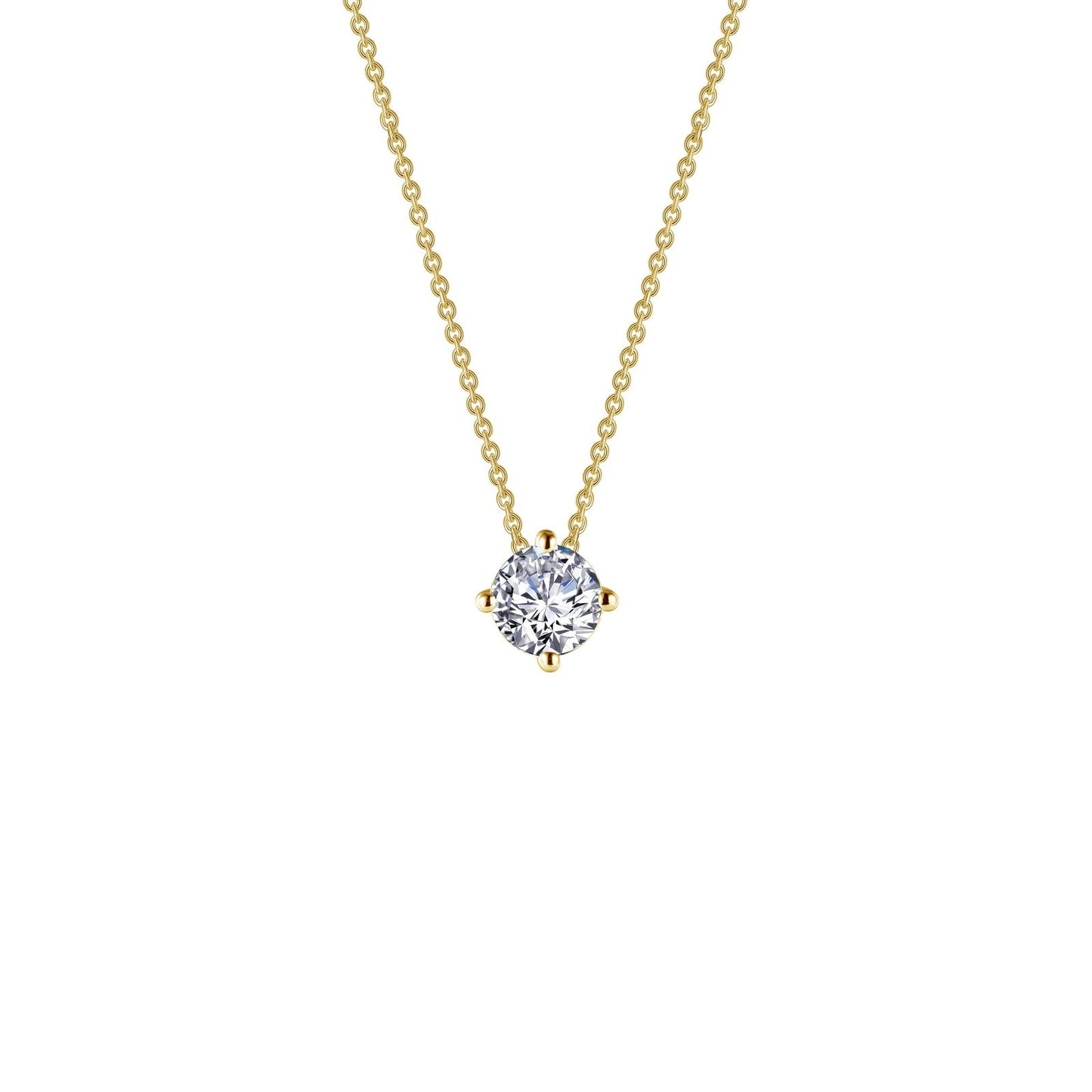 Lafonn 0.65 CTW Solitaire Necklace 2 Stone Count N0152CLG20