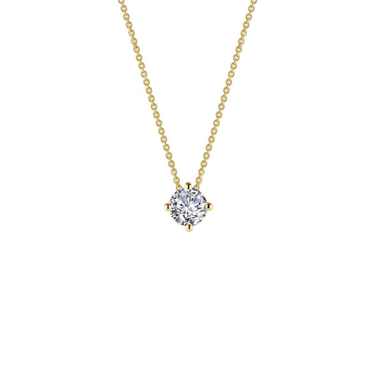 Lafonn 0.65 CTW Solitaire Necklace 2 Stone Count N0152CLG20