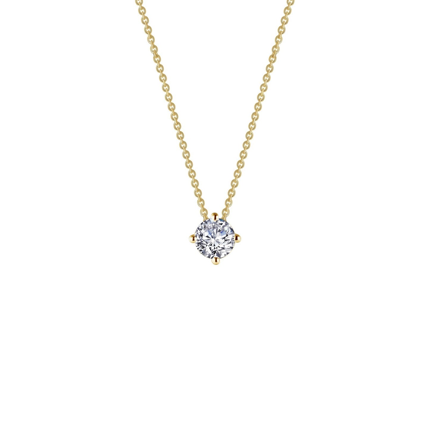 Lafonn 0.50 CTW Solitaire Necklace 2 Stone Count N0172CLG20