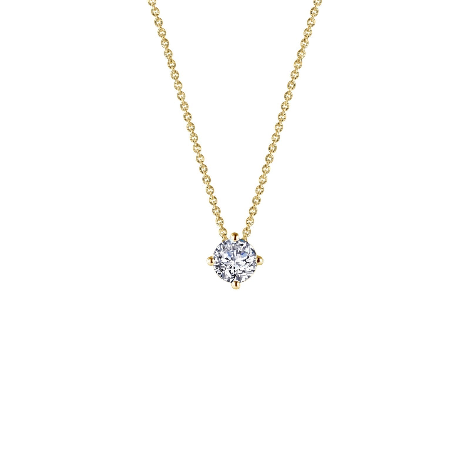 Lafonn 0.50 CTW Solitaire Necklace 2 Stone Count N0172CLG20