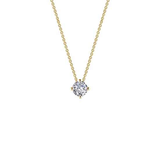 Load image into Gallery viewer, Lafonn 0.50 CTW Solitaire Necklace 2 Stone Count N0172CLG20
