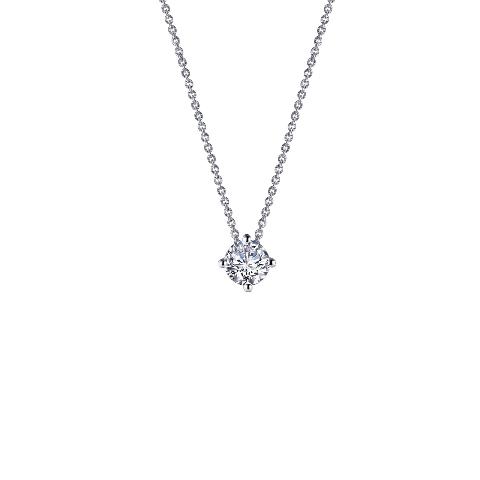 Lafonn 0.50 CTW Solitaire Necklace 2 Stone Count N0172CLP20