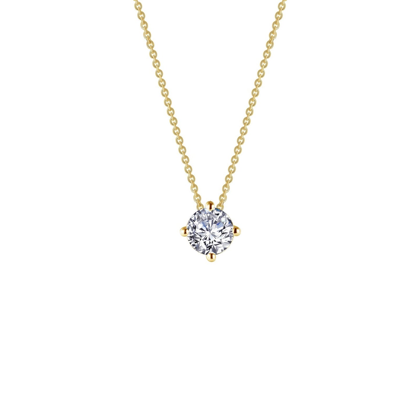 Lafonn 0.85 CTW Solitaire Necklace 2 Stone Count N0173CLG20