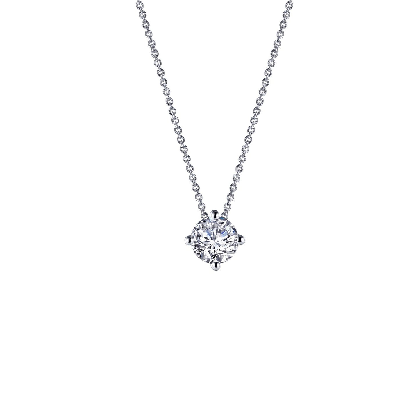 Lafonn 0.85 CTW Solitaire Necklace 2 Stone Count N0173CLP20