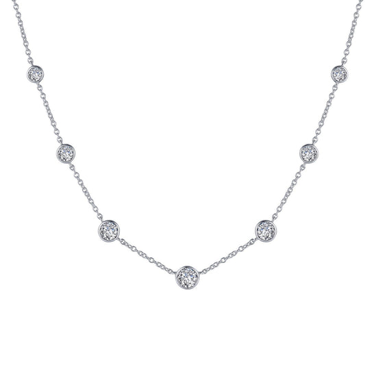 LaFonn Platinum Simulated Diamond N/A NECKLACES 7 Symbol of Joy Necklace