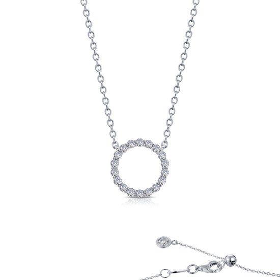 Load image into Gallery viewer, Lafonn 0.63 CTW Open Circle Necklace 20 Stone Count N0188CLP20
