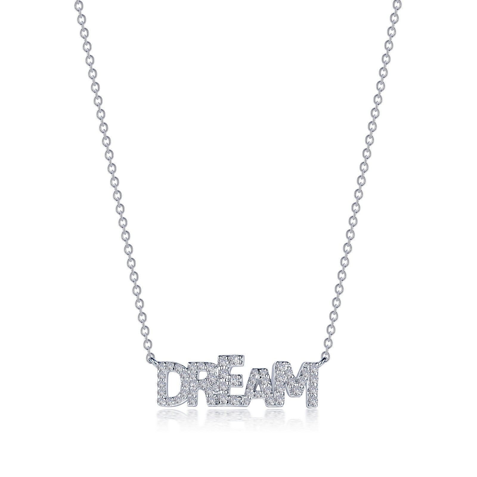 Lafonn Pave Dream Necklace 54 Stone Count N0227CLP18