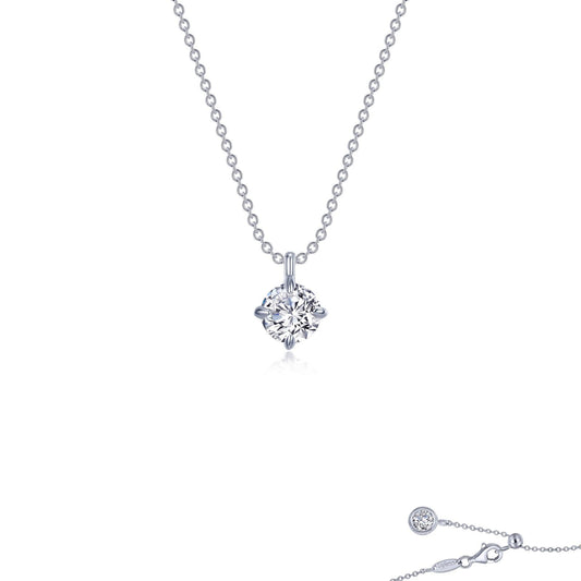 Lafonn Solitaire Necklace 2 Stone Count N0263CLP20