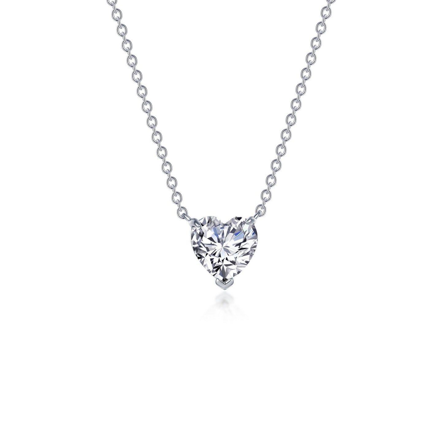 Load image into Gallery viewer, Lafonn Heart Solitaire Necklace 2 Stone Count N0277CLP20
