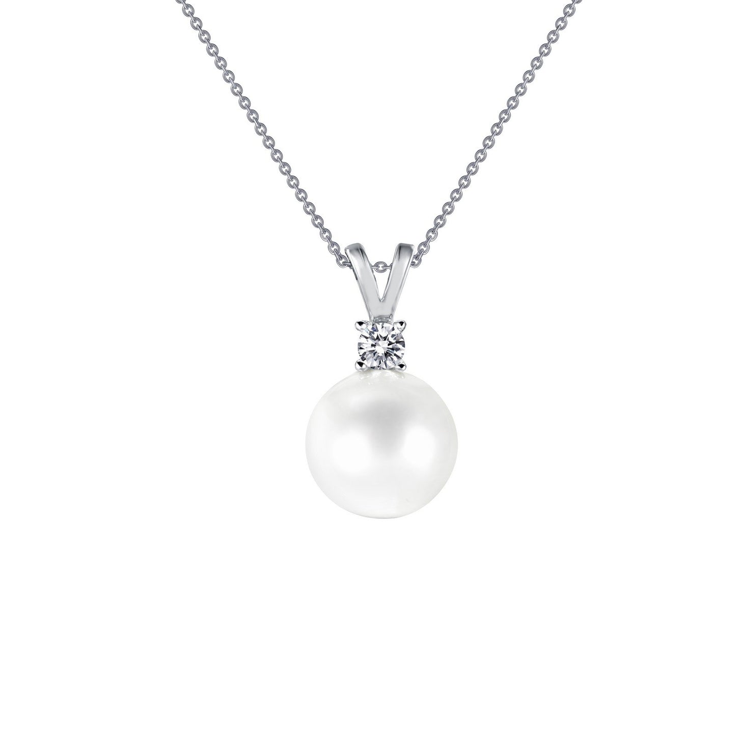 LaFonn Platinum Pearl N/A NECKLACES Cultured Freshwater Pearl Necklace