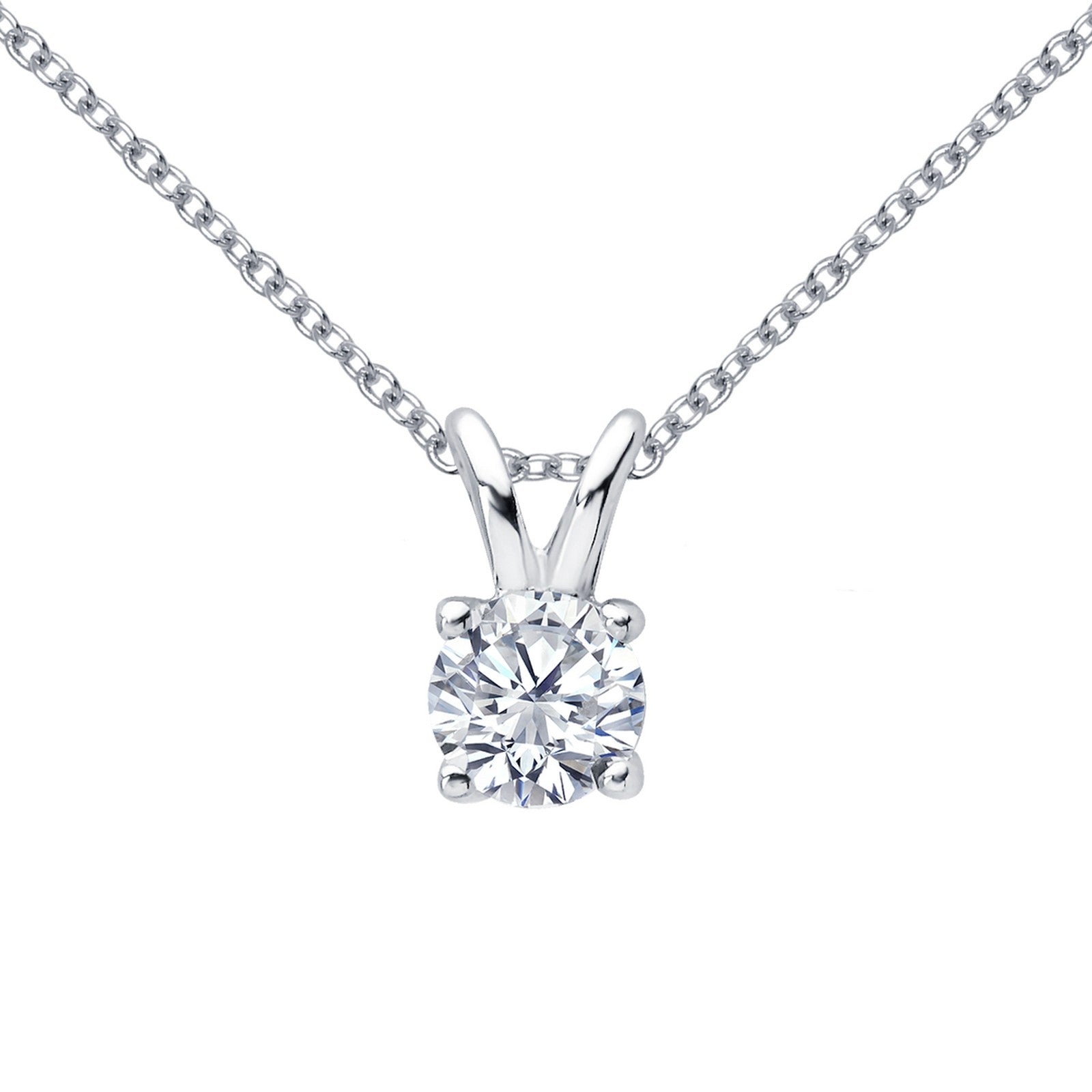 Lafonn 1 CTW Solitaire Necklace 1 Stone Count P2010CLP18