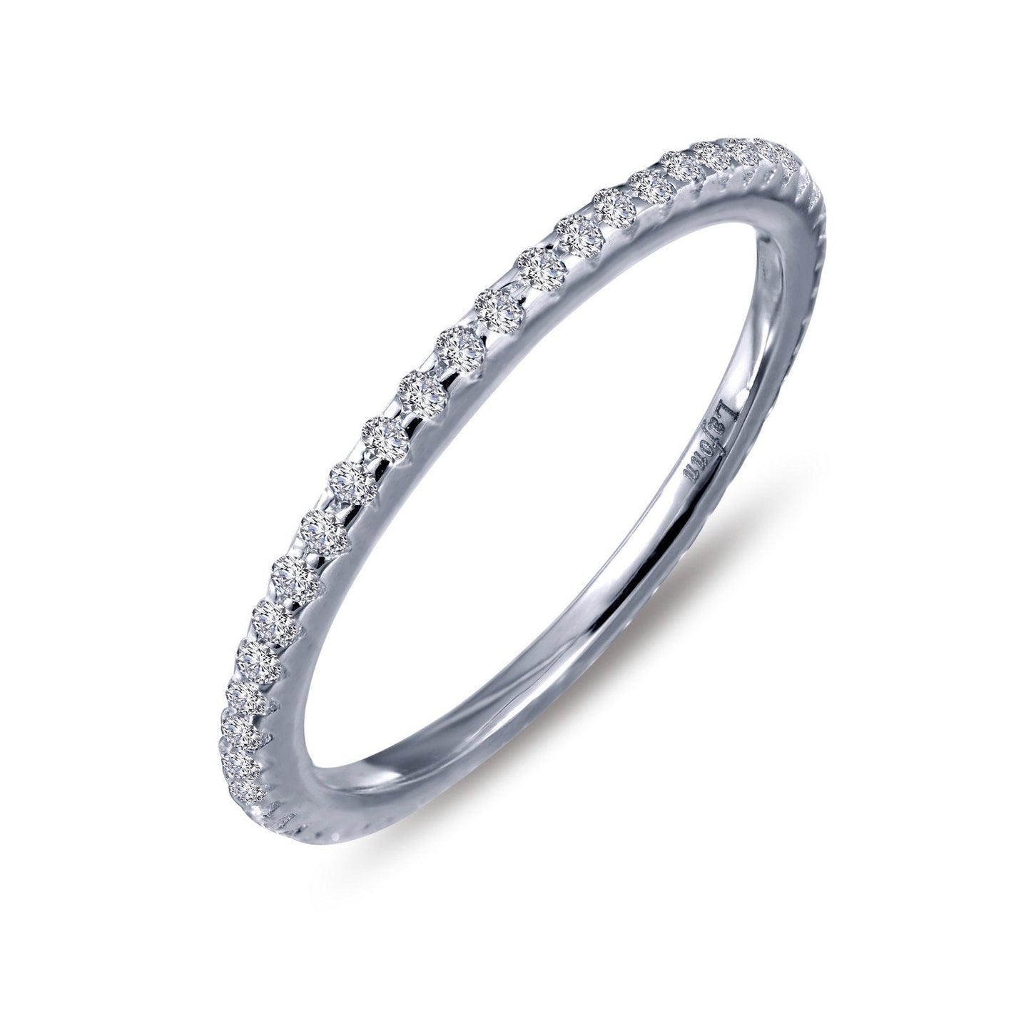Load image into Gallery viewer, LaFonn Platinum Simulated Diamond N/A RINGS 0.58 CTW Classic Eternity Band

