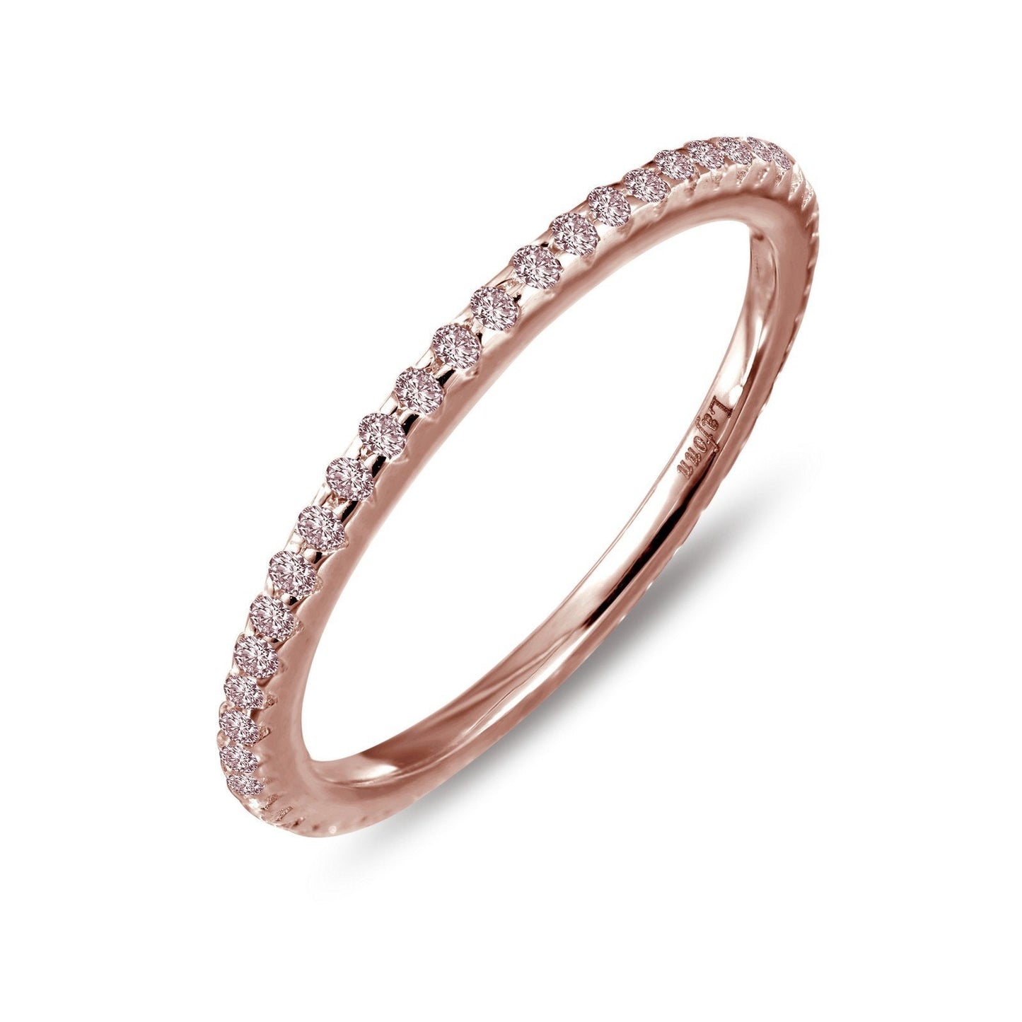 LaFonn Rose Gold Pink N/A RINGS 0.58 CTW Classic Eternity Band