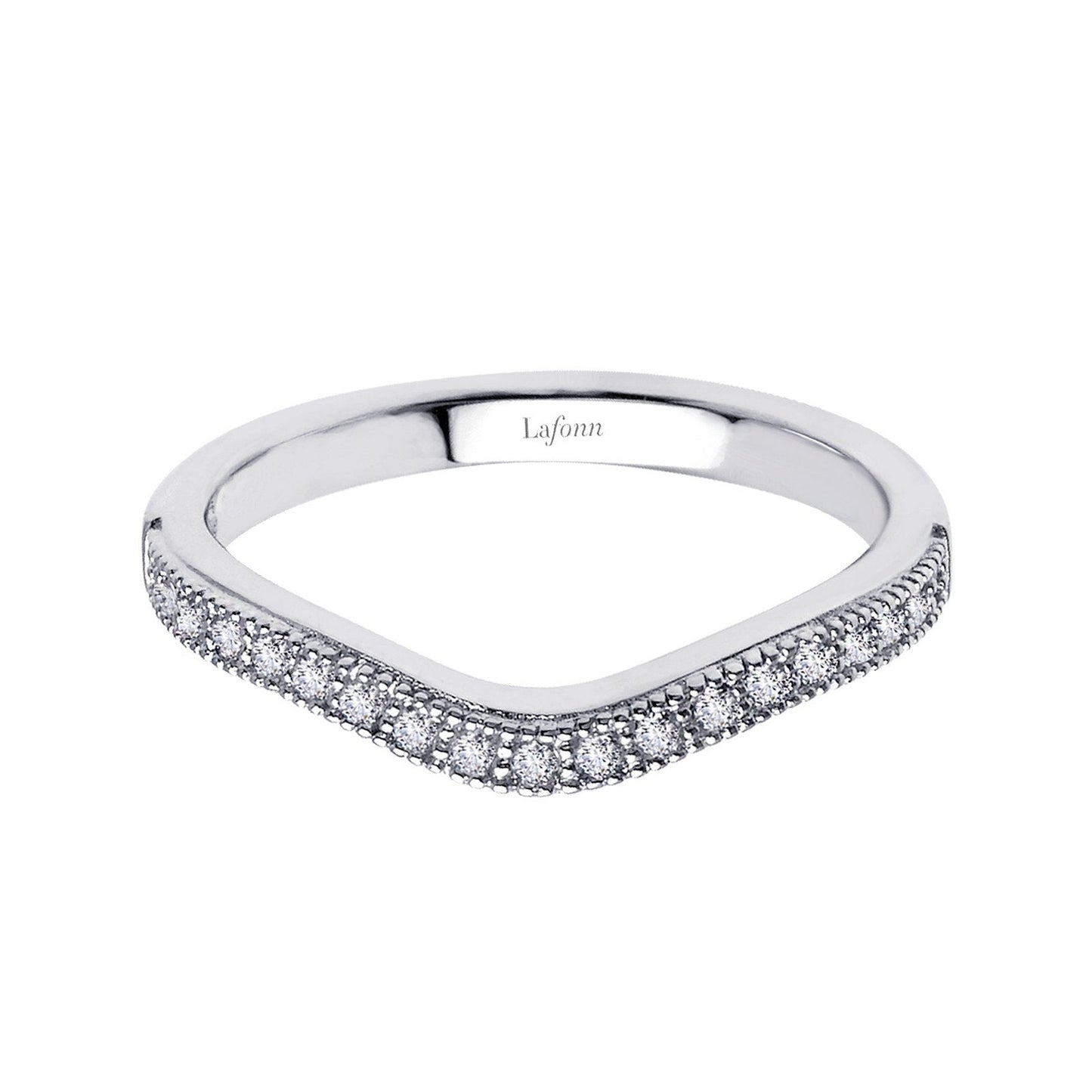 Load image into Gallery viewer, LaFonn Platinum Simulated Diamond N/A RINGS 0.19 CTW Stackable Eternity Band
