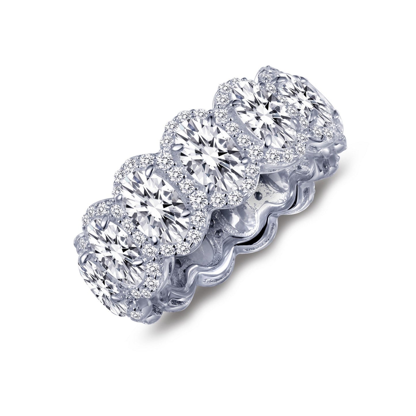 Lafonn Halo Anniversary Eternity Band 169 Stone Count R0137CLP05