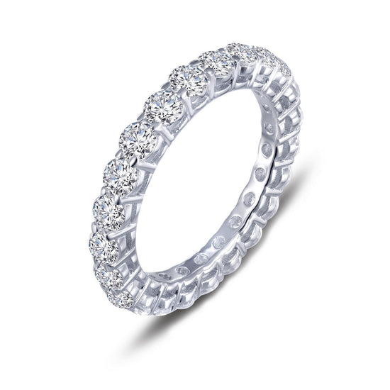 Load image into Gallery viewer, Lafonn 2.53 CTW Eternity Band Simulated Diamond RINGS Size 8 Platinum 2.53 CTS 
