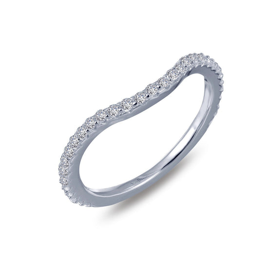 Load image into Gallery viewer, LaFonn Platinum Simulated Diamond N/A RINGS 0.33 CTW Half Eternity Band
