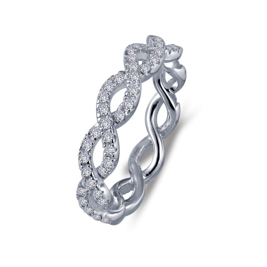 Lafonn Crossover Weave Band 90 Stone Count R0160CLP10