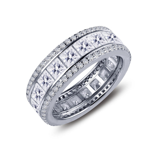 Load image into Gallery viewer, LaFonn Platinum Simulated Diamond N/A RINGS 4.68 CTW Anniversary Eternity Band

