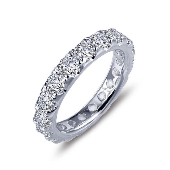 Load image into Gallery viewer, Lafonn 3.23 CTW Anniversary Eternity Band Simulated Diamond RINGS Size 10 Platinum 3.23 CTS 
