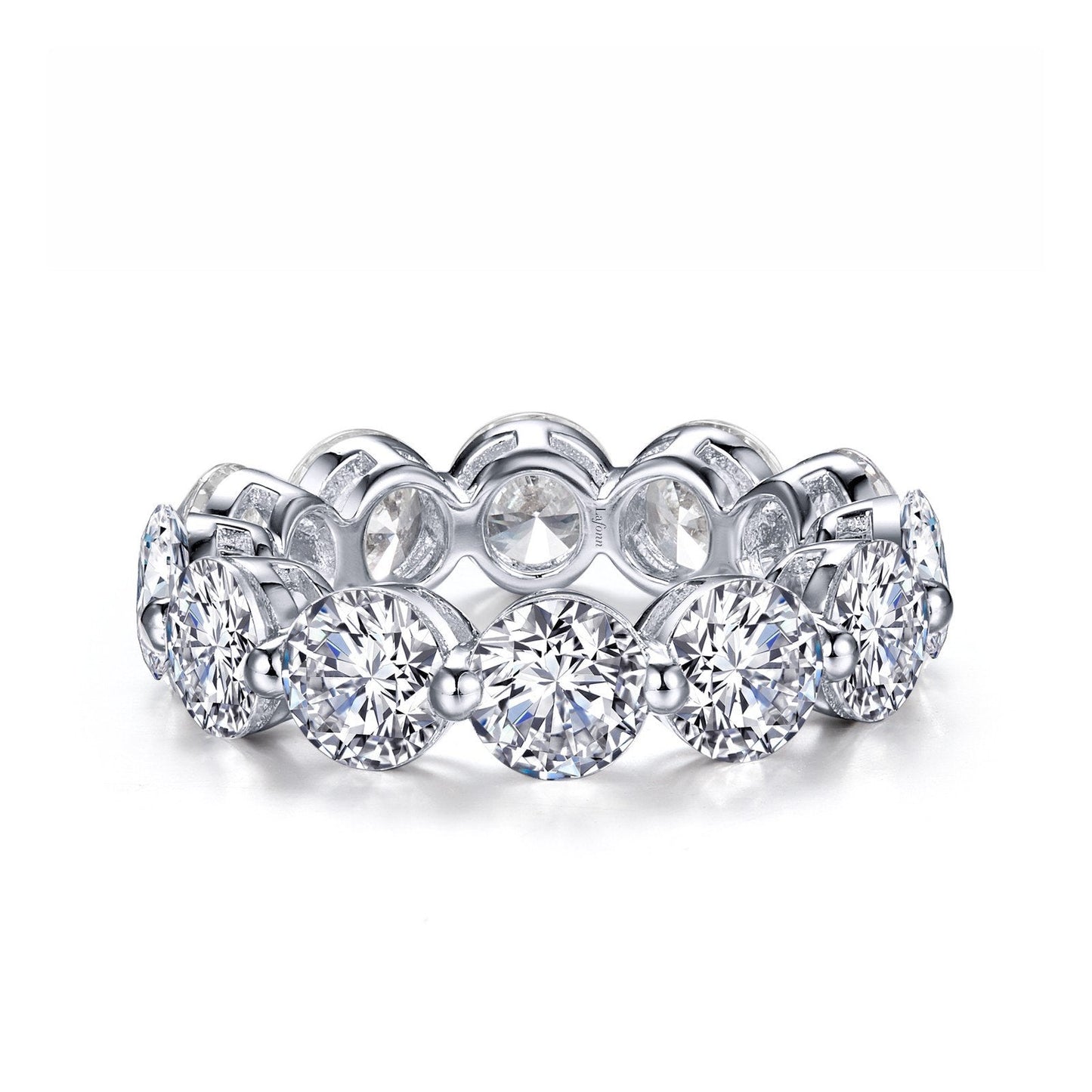 LaFonn Platinum Simulated Diamond N/A RINGS Anniversary Eternity Band