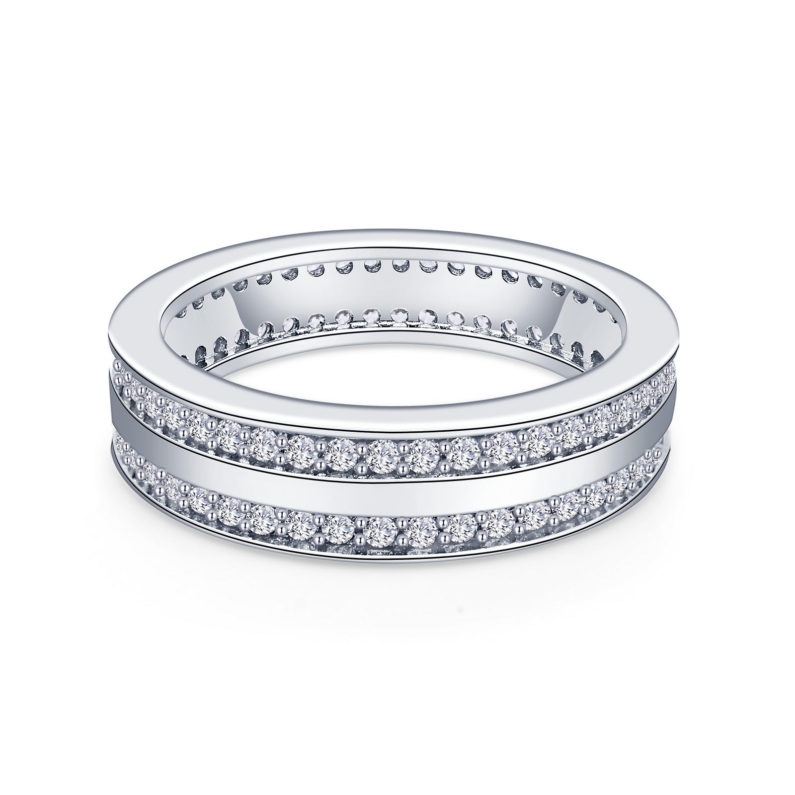 Lafonn Eternity Band 96 Stone Count R0401CLP05