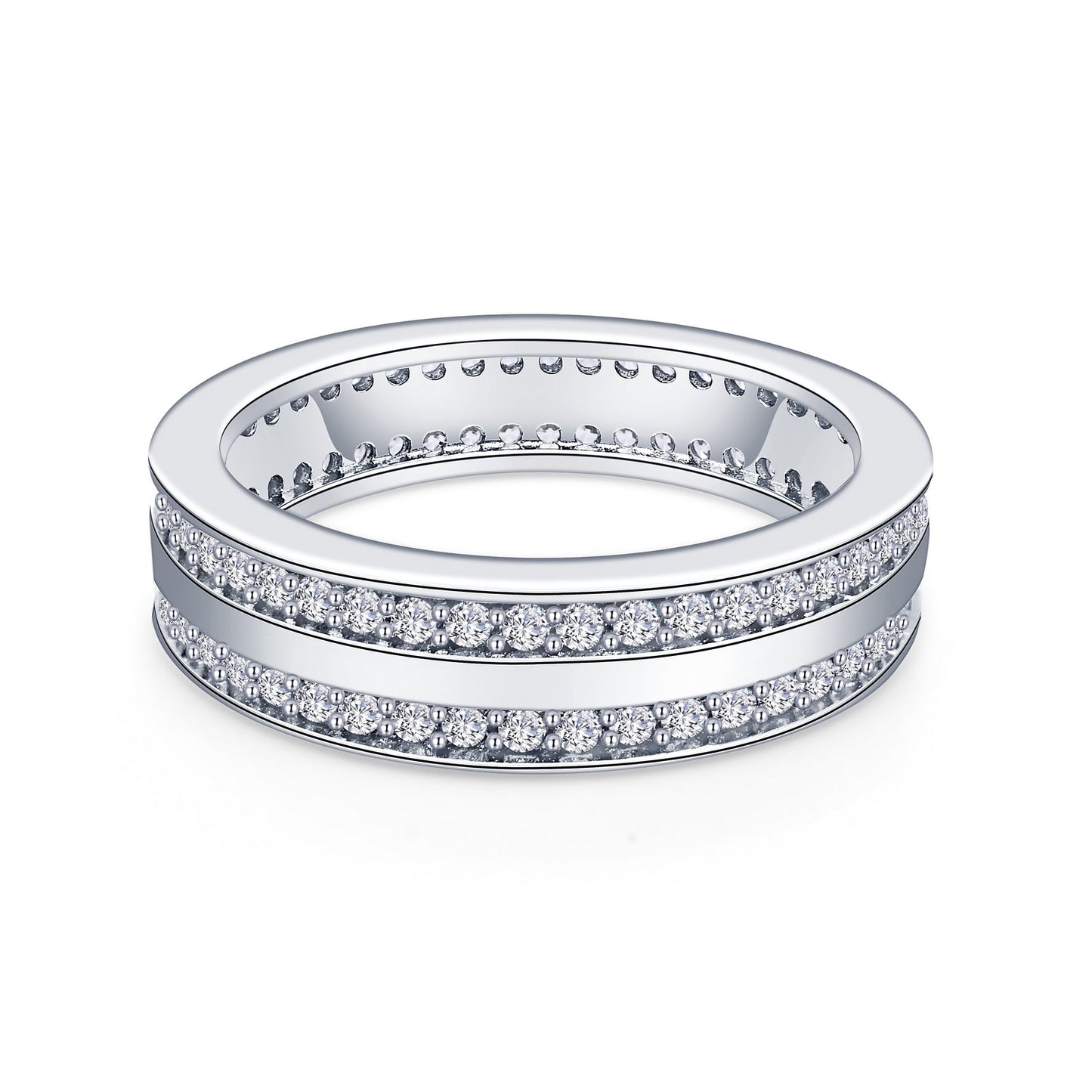 Lafonn Eternity Band 96 Stone Count R0401CLP09
