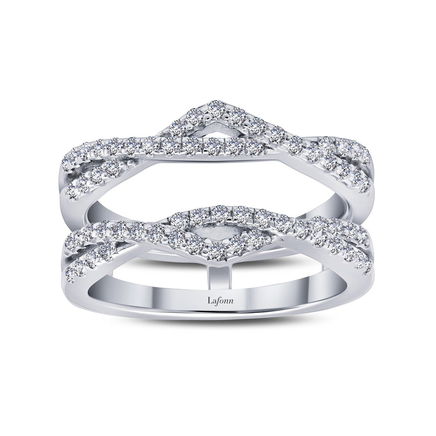 LaFonn Platinum Simulated Diamond N/A RINGS Versatile Ring Enhancer