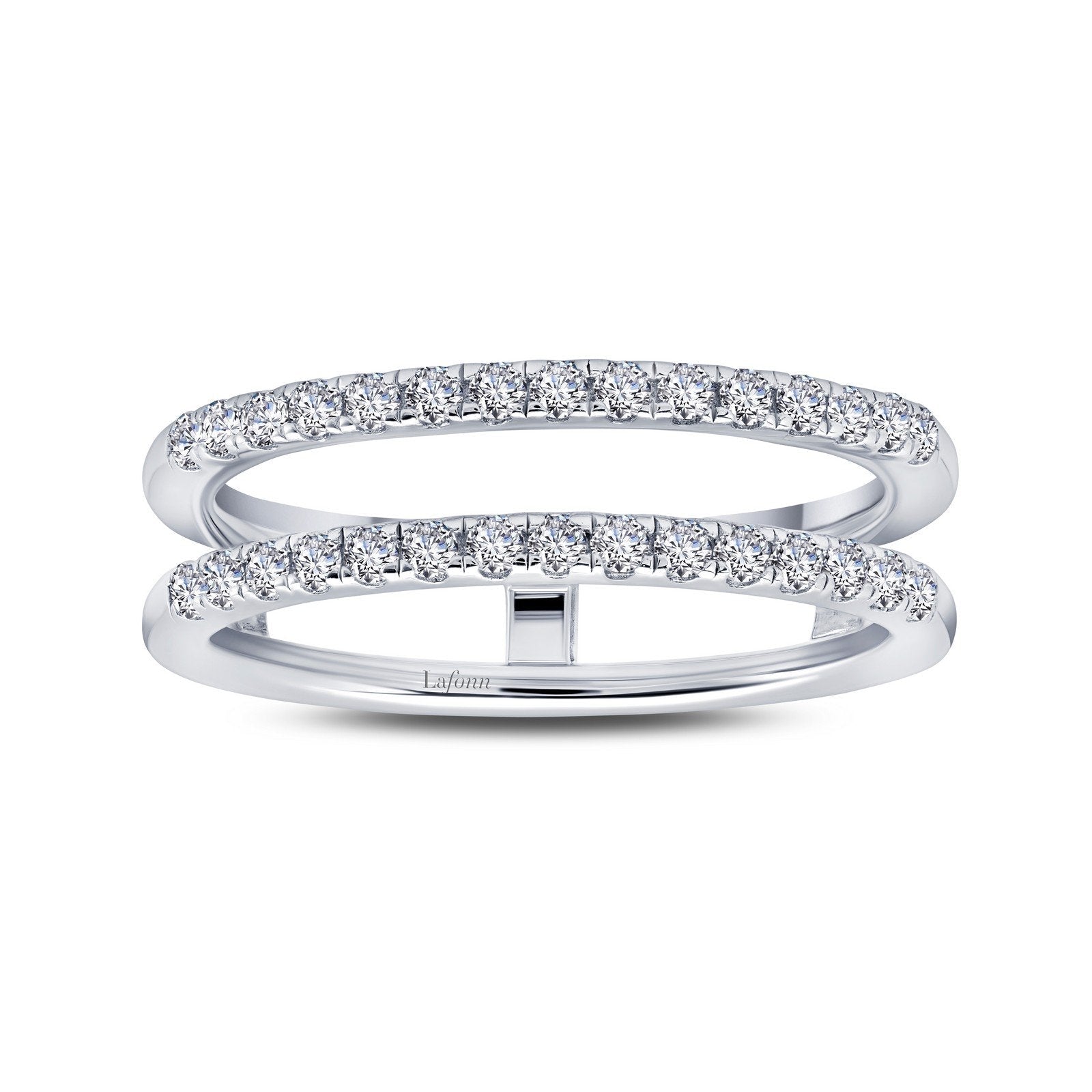 LaFonn Platinum Simulated Diamond N/A RINGS Versatile Ring Enhancer