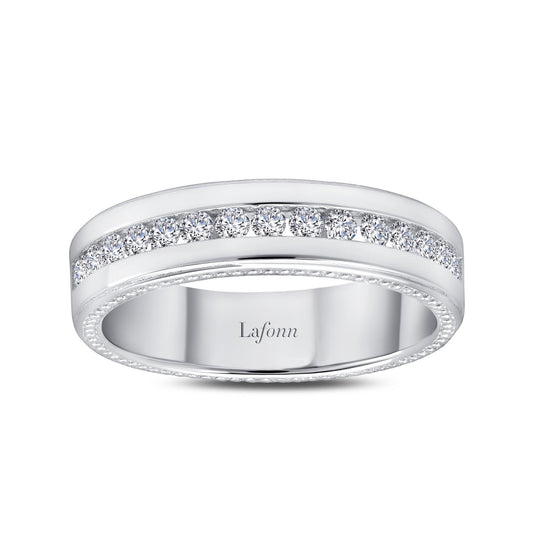 Lafonn 0.45 CTW Men's Eternity Band 15 Stone Count R0412CLP10