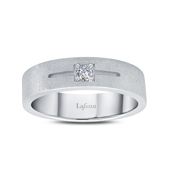 Load image into Gallery viewer, Lafonn 0.11 CTW Men&amp;#39;s Wedding Band 1 Stone Count R0416CLP10
