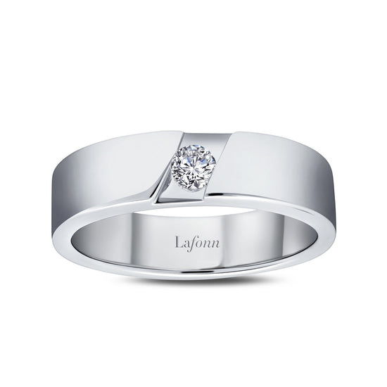 Load image into Gallery viewer, Lafonn 0.17 CTW Men&amp;#39;s Wedding Band 1 Stone Count R0417CLP08
