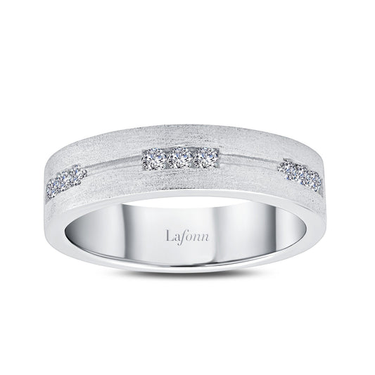 Lafonn 0.27 CTW Men's Wedding Band 9 Stone Count R0418CLP12