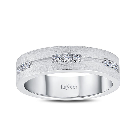 Load image into Gallery viewer, Lafonn 0.27 CTW Men&amp;#39;s Wedding Band 9 Stone Count R0418CLP12
