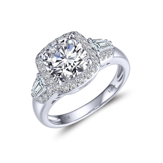 Lafonn Stunning Engagement Ring 37 Stone Count R0446CLP07