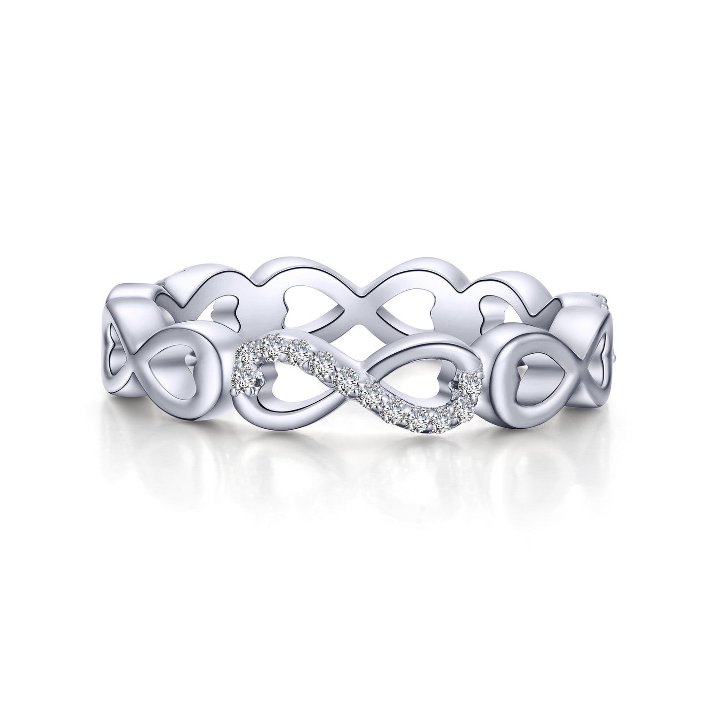 Lafonn Infinity Eternity Band 36 Stone Count R0447CLP10