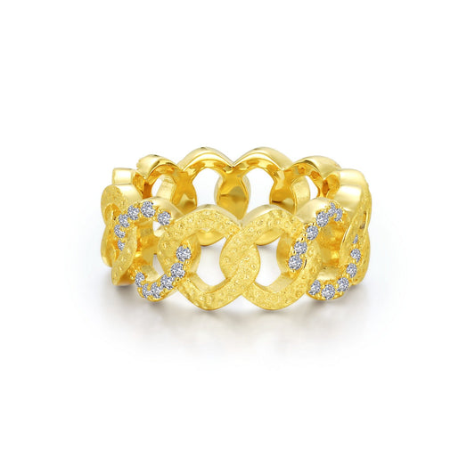 Lafonn Interlocking Circles Eternity Band 48 Stone Count R0461CLG09