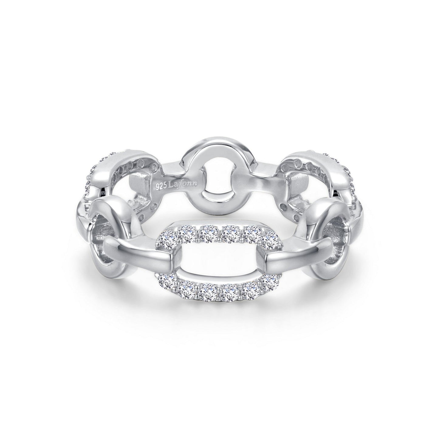 Lafonn Paperclip Chain Ring 36 Stone Count R0465CLP10