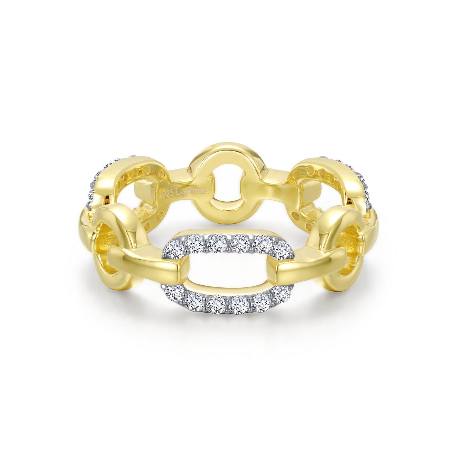 Lafonn Paperclip Chain Ring 36 Stone Count R0465CLT06