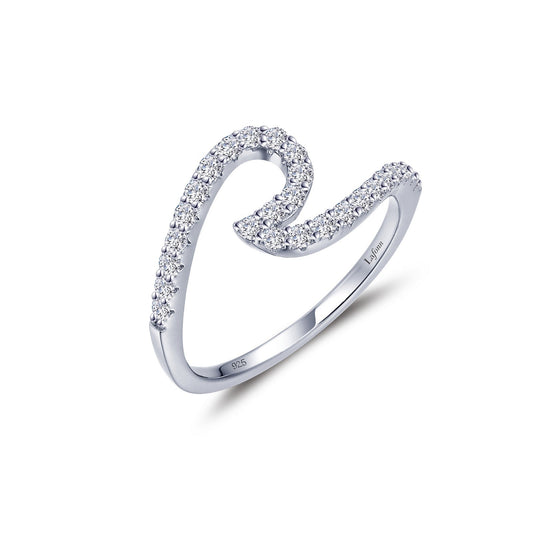 Lafonn Stylish Wave Band 26 Stone Count R0466CLP09