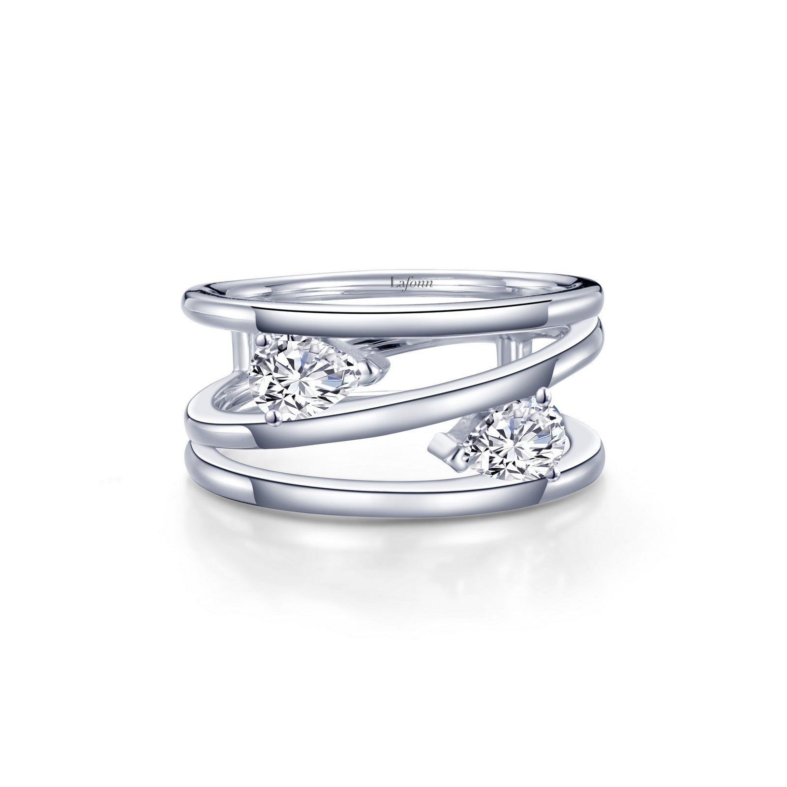 Lafonn Wide Open Band 2 Stone Count R0472CLP06
