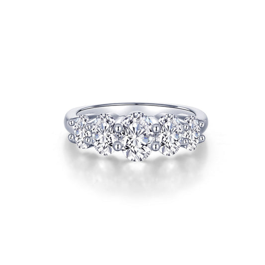 Lafonn Oval Five-Stone Ring 5 Stone Count R0480CLP06