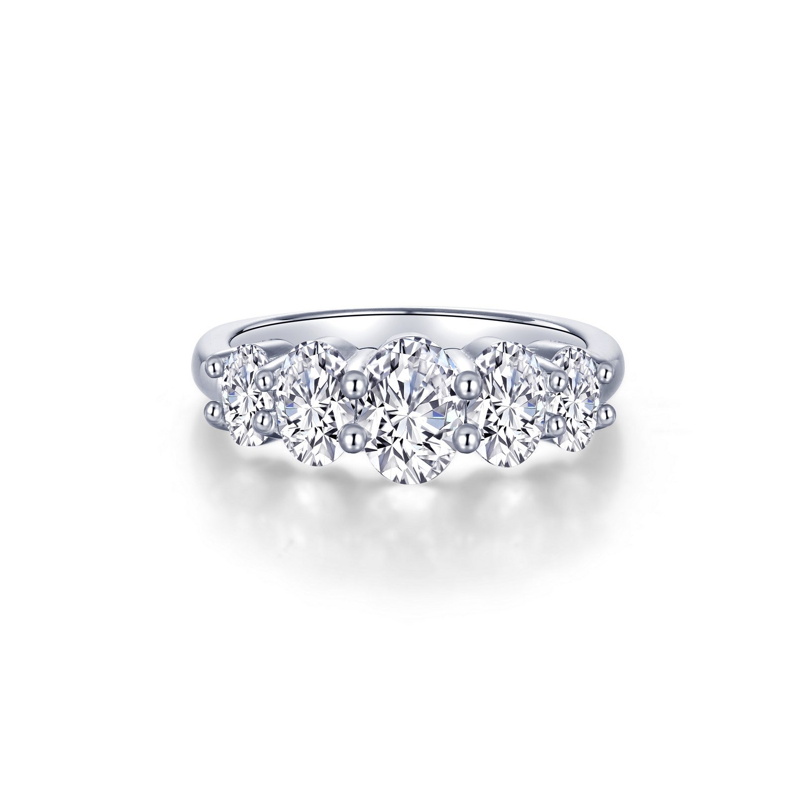 Lafonn Oval Five-Stone Ring 5 Stone Count R0480CLP08
