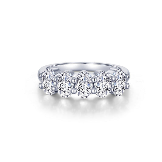 Lafonn Five-Stone Anniversary Band 5 Stone Count R0481CLP07