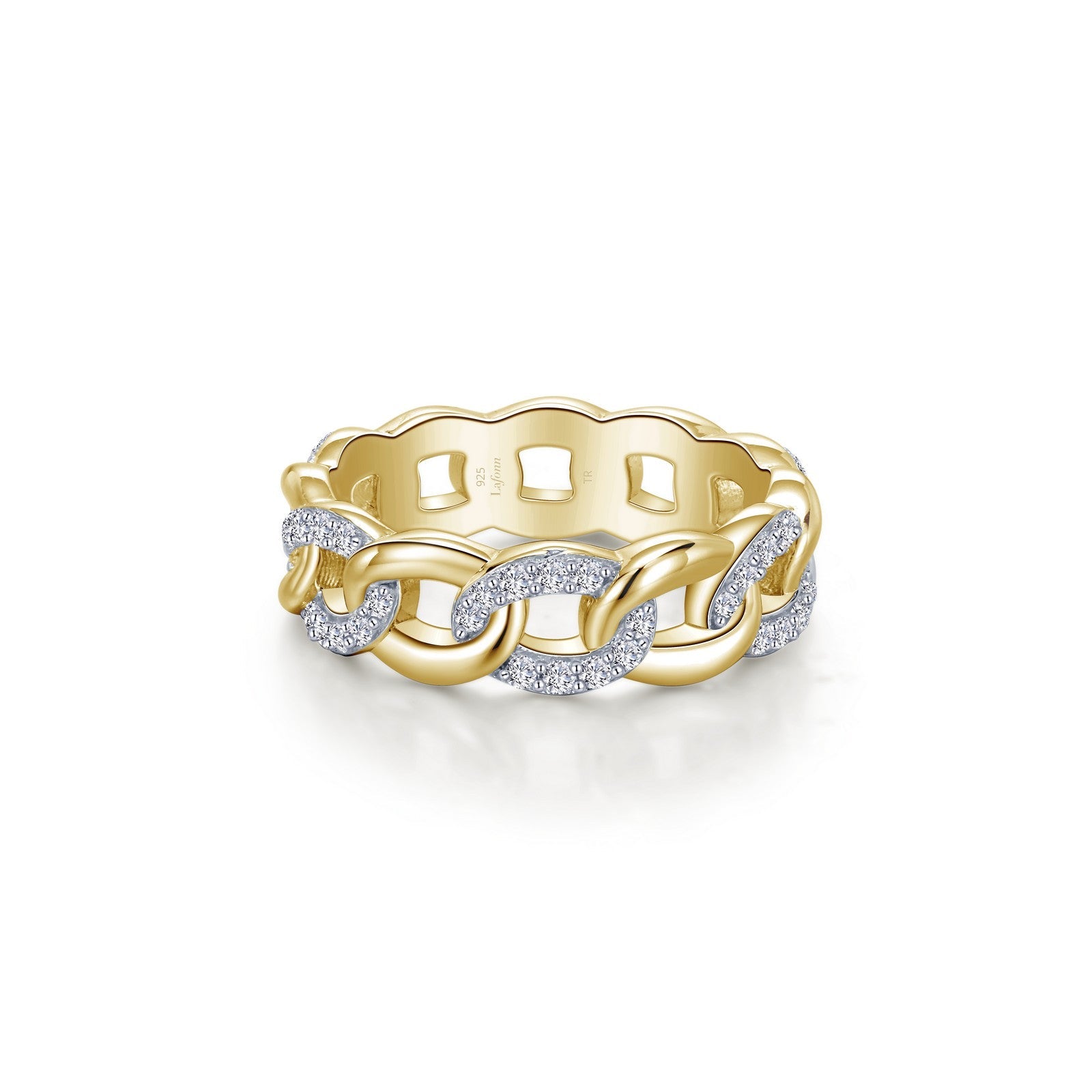 Lafonn Interlocking Circles Eternity Band 60 Stone Count R0489CLT07