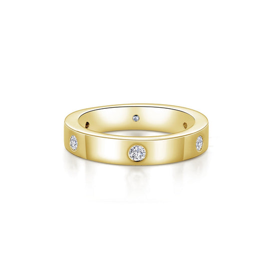 Lafonn Invisible Set Eternity Band 6 Stone Count R0490CLG05