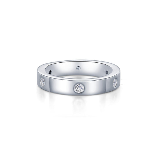 Lafonn Invisible Set Eternity Band 6 Stone Count R0490CLP08