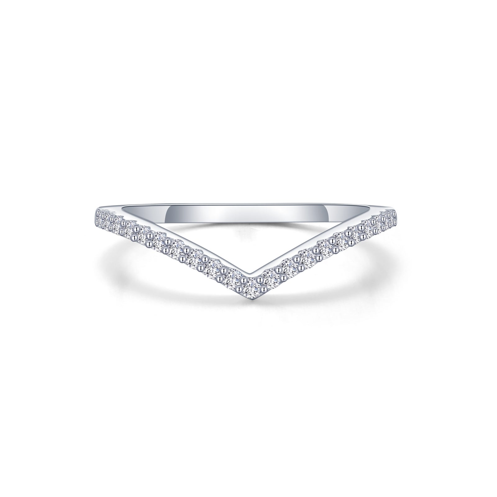 Lafonn Chevron Wave Band 21 Stone Count R0500CLP10