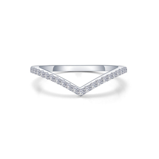 Lafonn Chevron Wave Band 21 Stone Count R0500CLP10