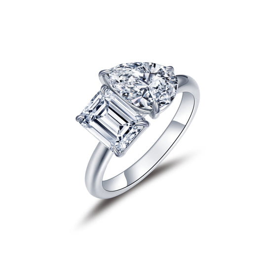 Lafonn  Toi et Moi Ring 2 Stone Count R0502CLP08